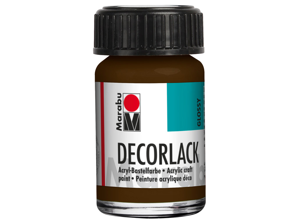 Dekoorvärv Decorlack 15ml 045 dark brown