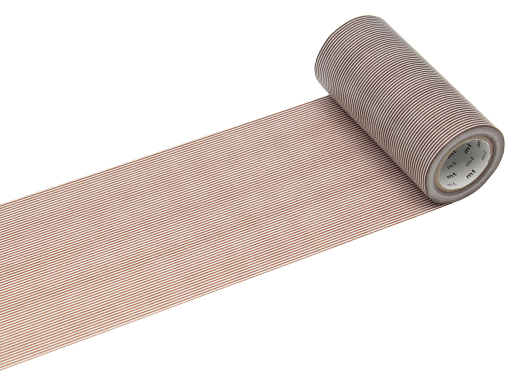 Washi dekoratyvi lipni juostelė mt casa 100mmx10m border brown