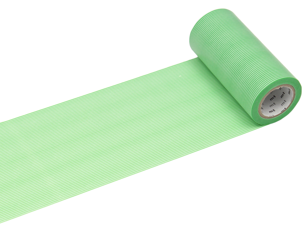 Washi dekoratyvi lipni juostelė mt casa 100mmx10m border green