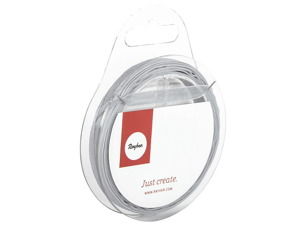 Pael Rayher Organza 7mm 10m 22 silver