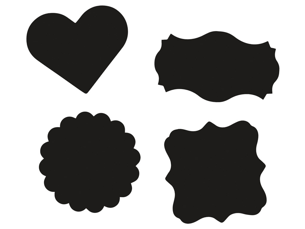 Tahvel-kleebis Rayher 6-7.5cm 3x4tk