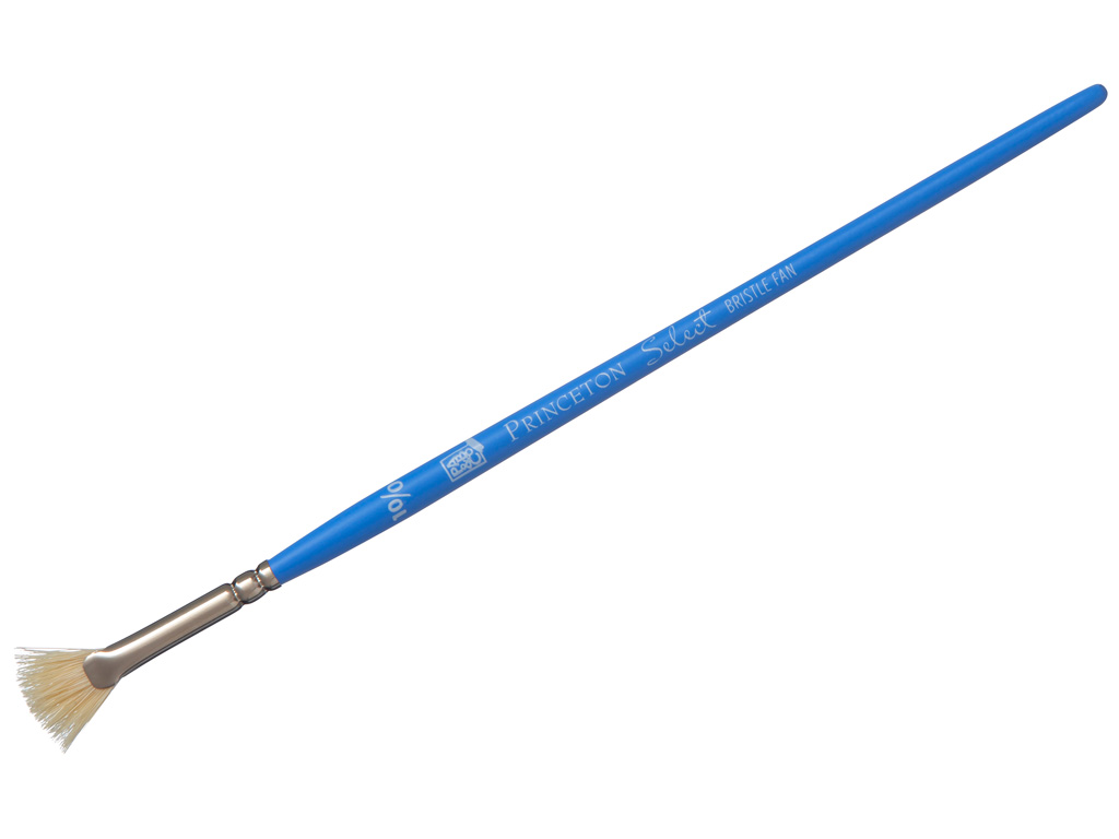 Teptukas Select sintetinis kiaulės šeriai vėduoklinis 10/0 trumpu koteliu