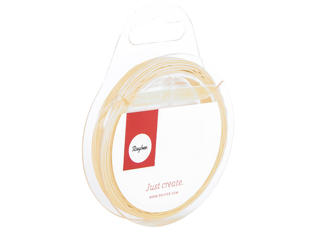 Pael Rayher Organza 7mm 10m 03 beige