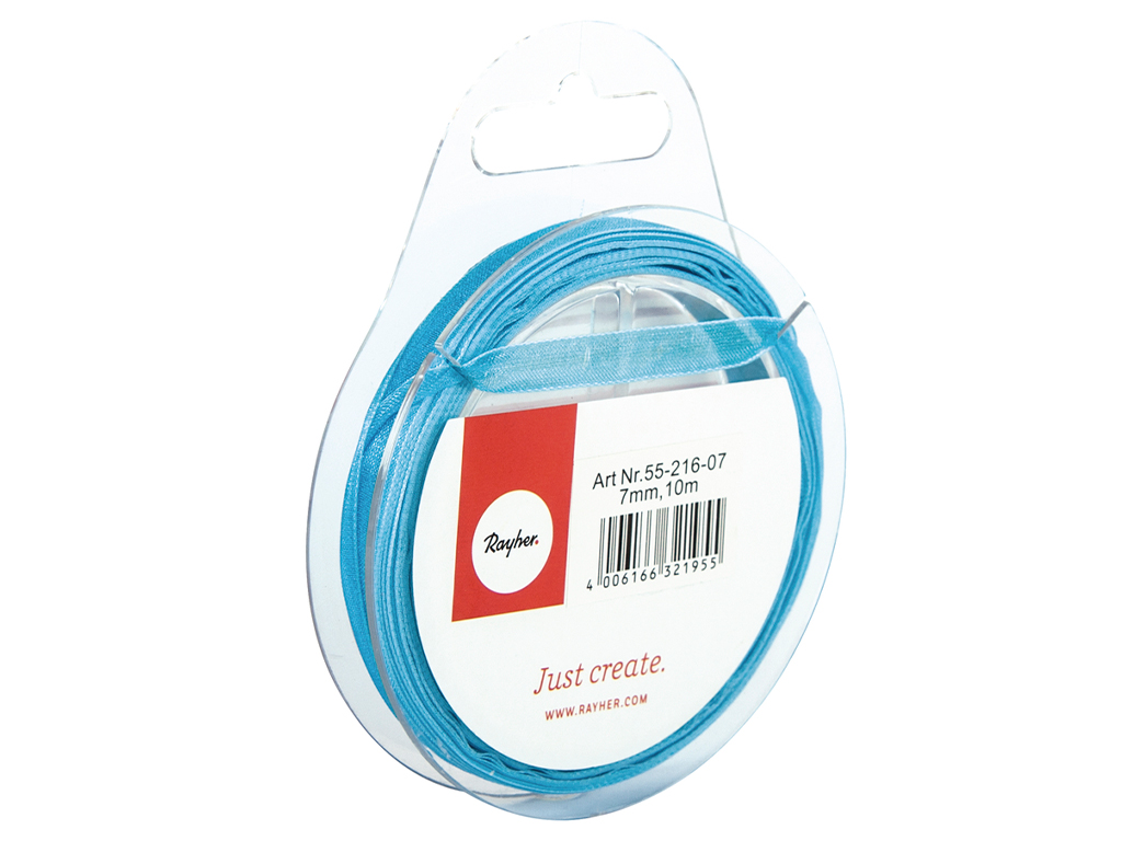 Pael Rayher Organza 7mm 10m 07 turquoise