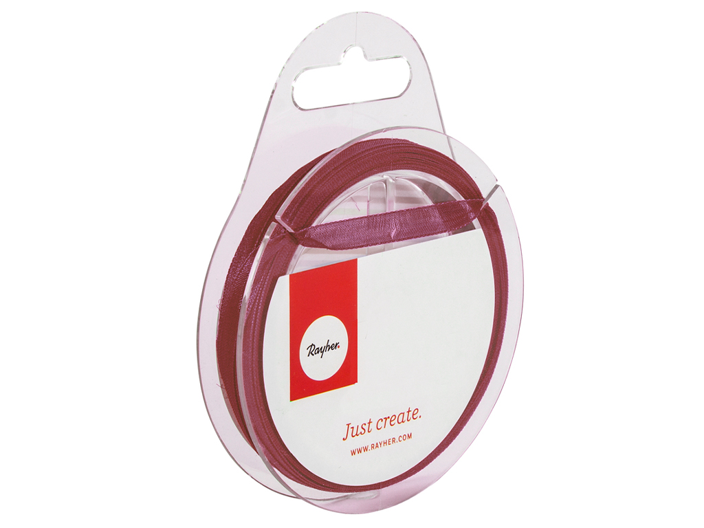 Pael Rayher Organza 7mm 10m 19 wine-red