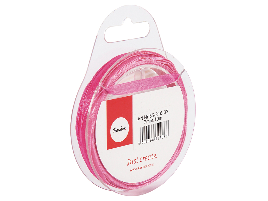 Pael Rayher Organza 7mm 10m 33 pink