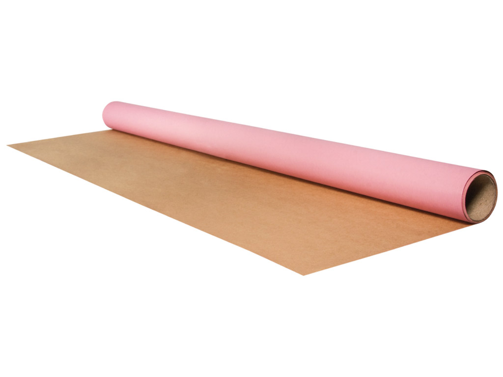 Gift wrap paper roll Rayher Kraft 0.7x2m 272 english pink