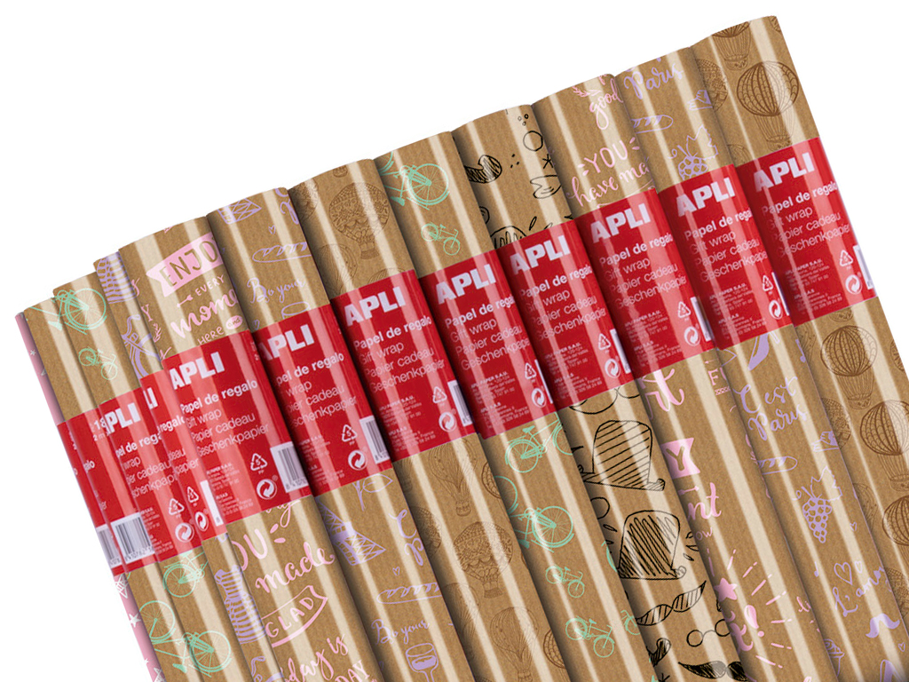 Raamatupaber Apli Fun 0.7x2m assortii