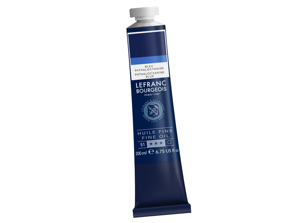 Eļļas krāsa LB Fine 200ml 095 phthalocyanine blue