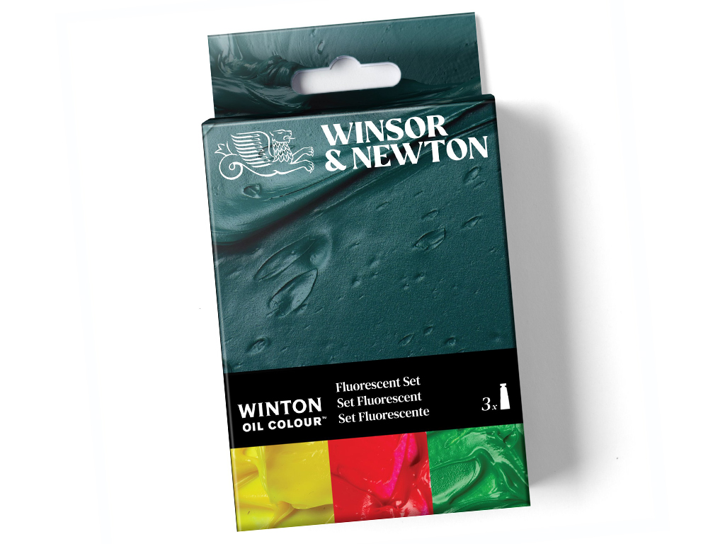 Õlivärvi komplekt W&N Winton 3x37ml fluo