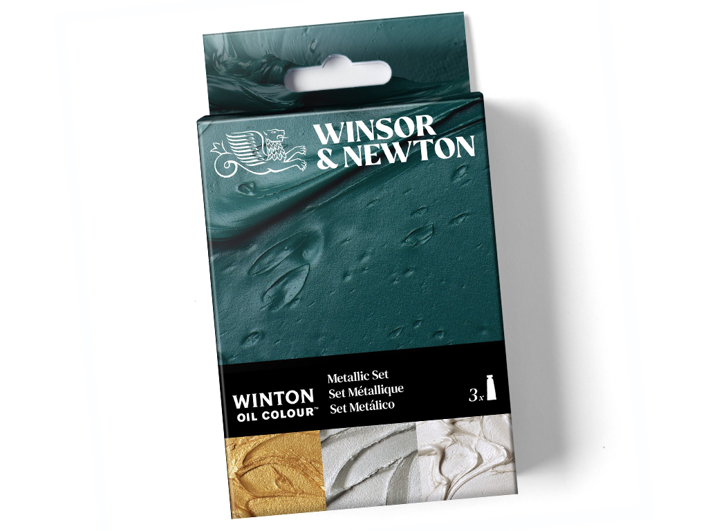 Õlivärvi komplekt W&N Winton 3x37ml metallic