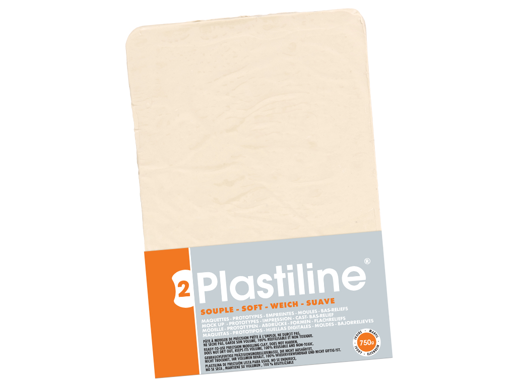 Skulptori plastiliin Plastiline pehme (50) 750g ivory