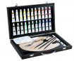 Acrylic set Sinoart 34 parts in wooden case