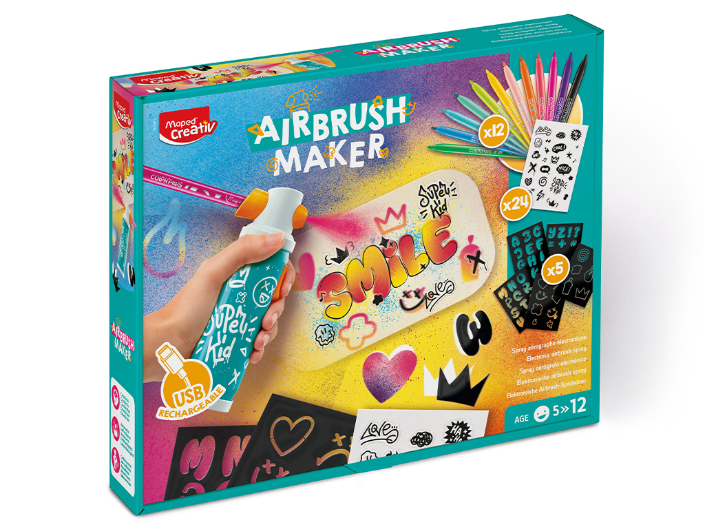 Mākslas komplekts Maped Creativ Airbrush Maxi