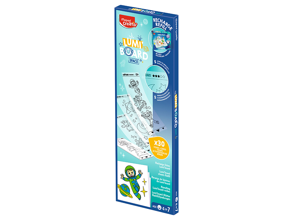 Papildomi šablonai šviesdėžei Maped Creativ Lumi Board space