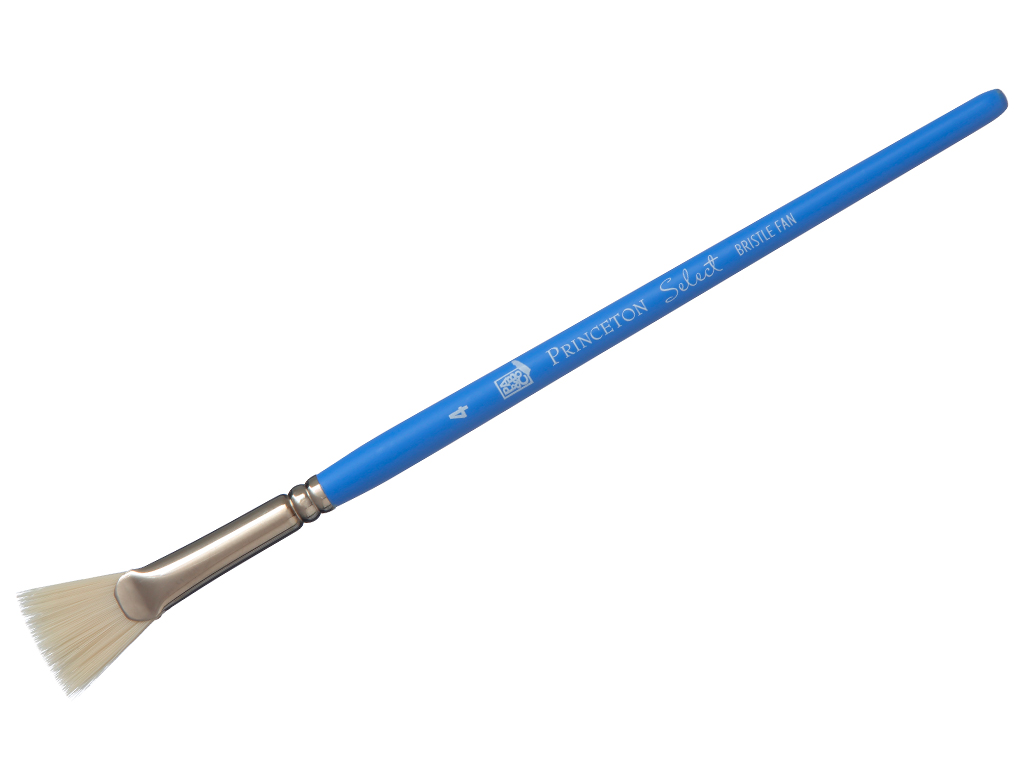 Teptukas Select sintetinis kiaulės šeriai vėduoklinis 04 trumpu koteliu