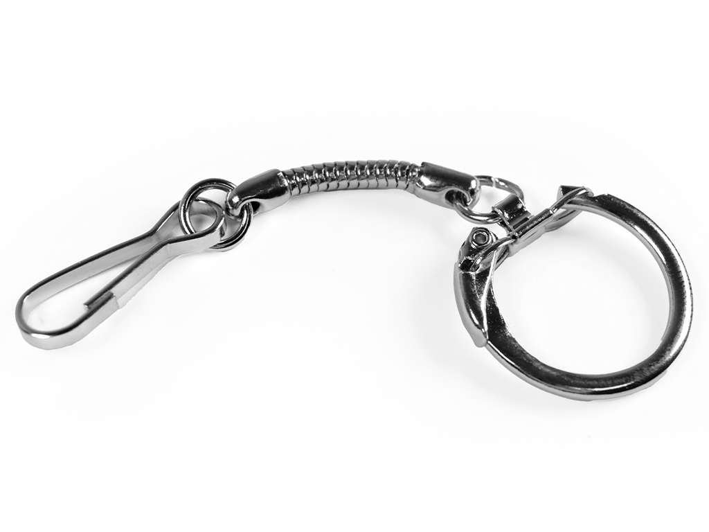 Keychain with carabiner Graine Creative silver