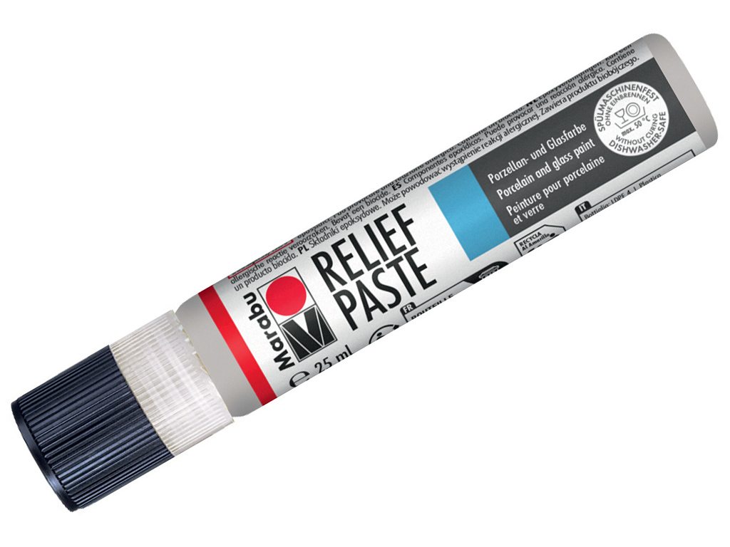 Relief paste Marabu 25ml 782 metallic silver