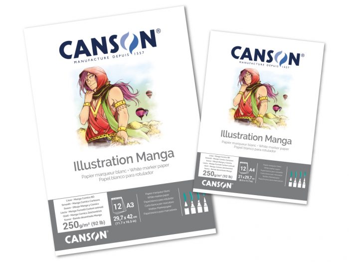 Zīmēšanas bloks Canson Illustration Manga