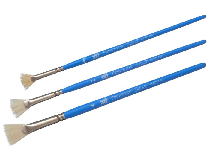 Teptukas Princeton Select sintetinis kiaulės šeriai vėduoklinis - 1/3