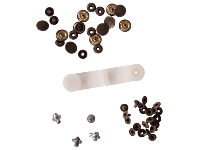 Push buttons Rayher+riveting tool