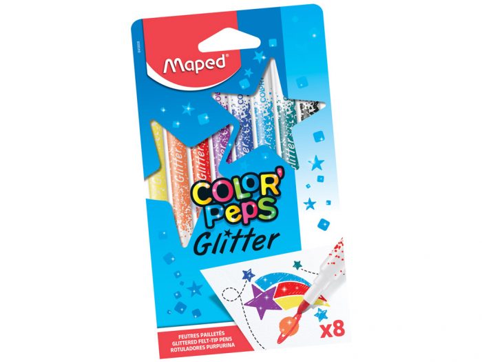 Flomasteris Maped Color’Peps Glitter - 1/2