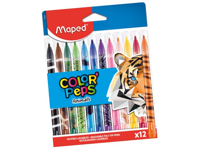 Flomasteris Maped Color’Peps Animals - 1/2