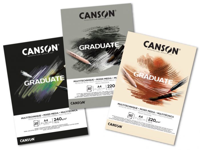 Universaalplokk Canson Graduate Mixed Media - 1/3