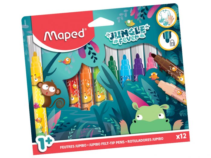 Viltpliiats Maped Jungle Fever Jumbo - 1/2