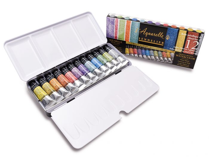 Watercolour tube set Sennelier l’Aquarelle metallic - 1/6