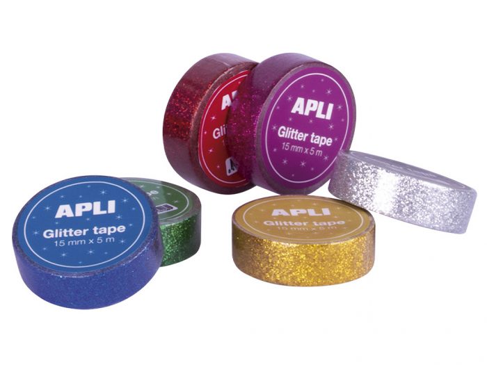 Self-adhesive tape Apli Glitter