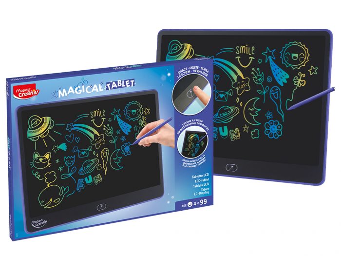 Zīmēšanas tāfele LCD Maped Creativ Magical Tablet krāsains - 1/3