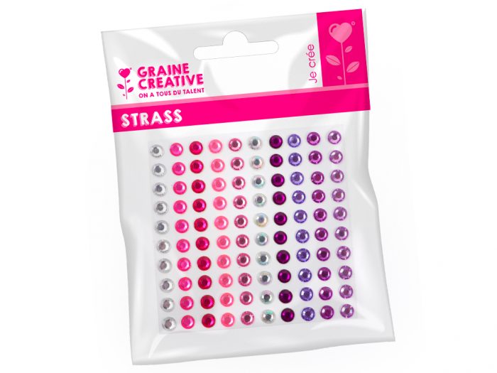Karoliuko puselė Graine Creative iš plastiko lipnios 5mm