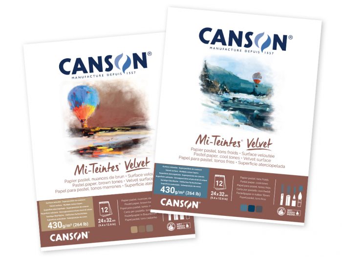 Pastel paper pad Canson Mi-Teintes Velvet - 1/5