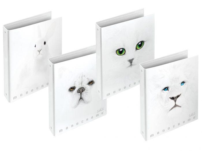 Ringbinder-4 Pigna Monocromo White - 1/2